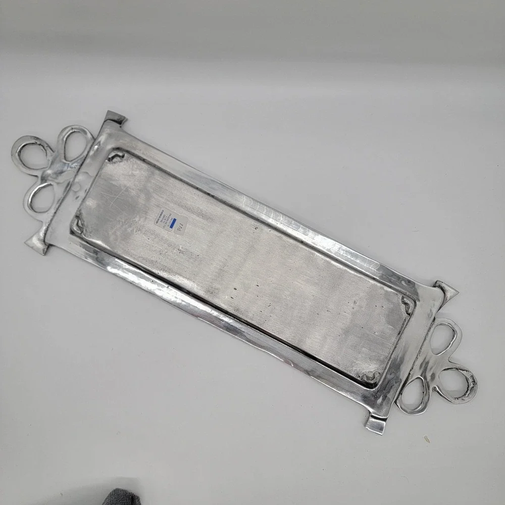 Pewter Serving Tray Rectangular 25.5